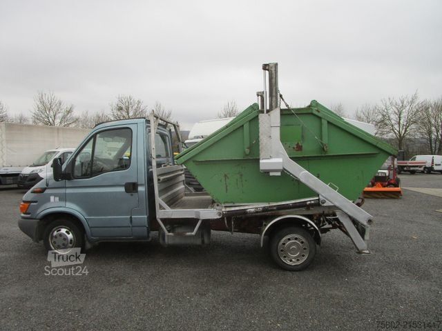 Transporter mit Kipper IVECO Daily 35C13  *Teleskop Absetzkipper+AHK+3-Sitze*