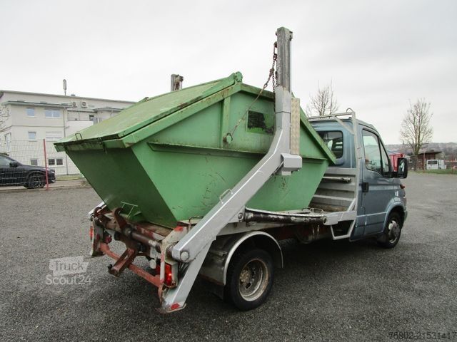 Transporter mit Kipper IVECO Daily 35C13  *Teleskop Absetzkipper+AHK+3-Sitze*