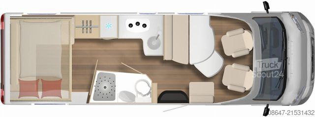 Polintegriran avtodom BÜRSTNER Lyseo TD 744 *Backofen*TV*Solar*Winterpaket*
