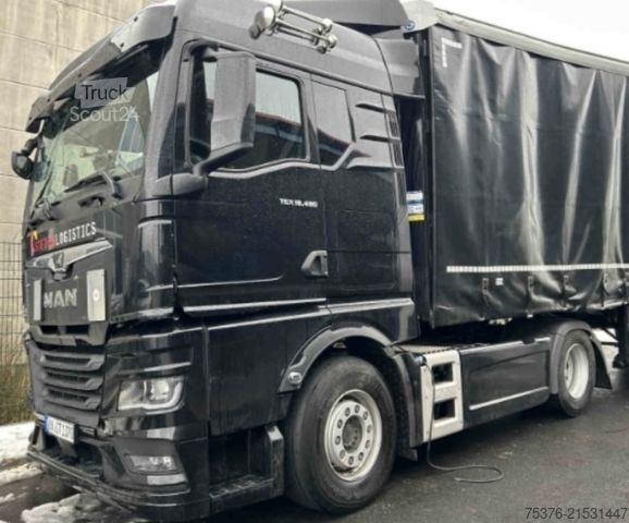 Standard tractor unit MAN TGX 18.480 Unfallschaden/damaged Retarder