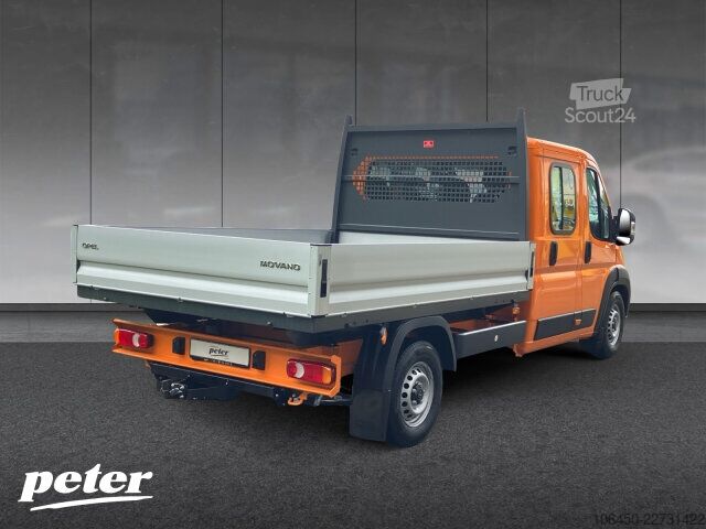 Transporter mit Doppelkabine Opel Movano Pritschenwagen Doppelkabine 3,5t verstärkt