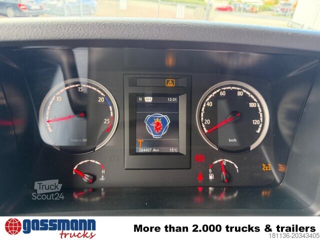Basculantă Scania G 450 4x2, Bordmatik, Kran Fassi F185A.2.24, Funk