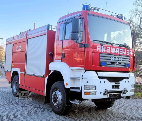 Ugunsdzēsēju automašīna MAN 18.410 4x4 Tanklöschfahrzeug TLF 4000