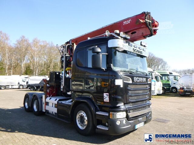 Dépanneuse Scania R 580 6x4 Euro 6 + Jonsered 2850 crane