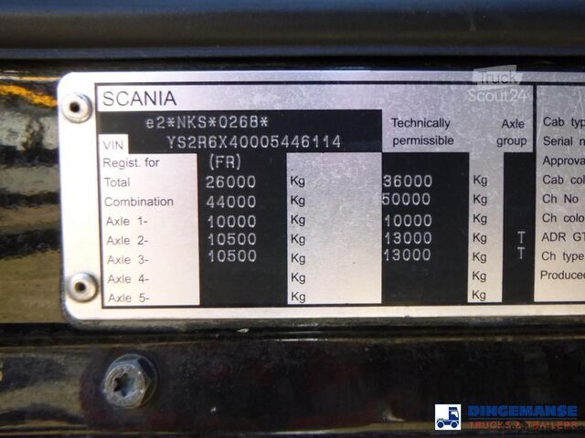 Автокран Scania R 580 6x4 Euro 6 + Jonsered 2850 crane