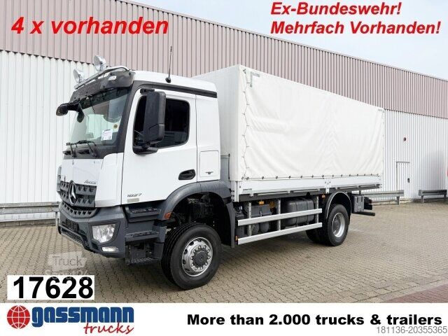 Ciężarówka z płaską platformą Mercedes-Benz Arocs 1827 A 4x4, Ex-Bundeswehr!