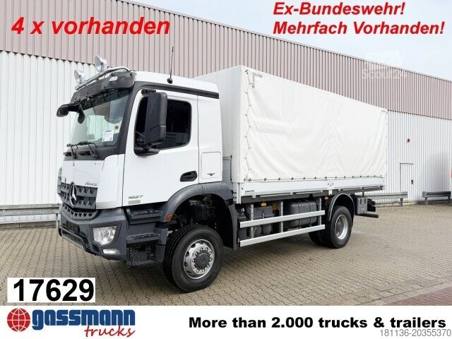 Ciężarówka z płaską platformą Mercedes-Benz Arocs 1827 A 4x4, Ex-Bundeswehr!