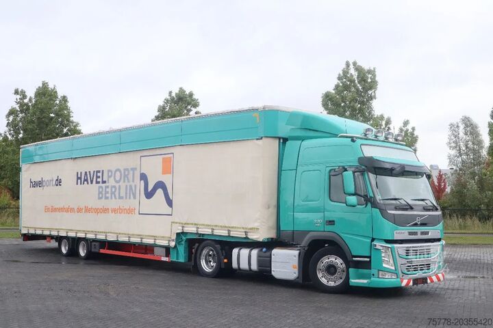 Semi-dieplader Meusburger FM 330 2-AXLE | HYDR HEBEDACH | VOLVO FM330 LOW...