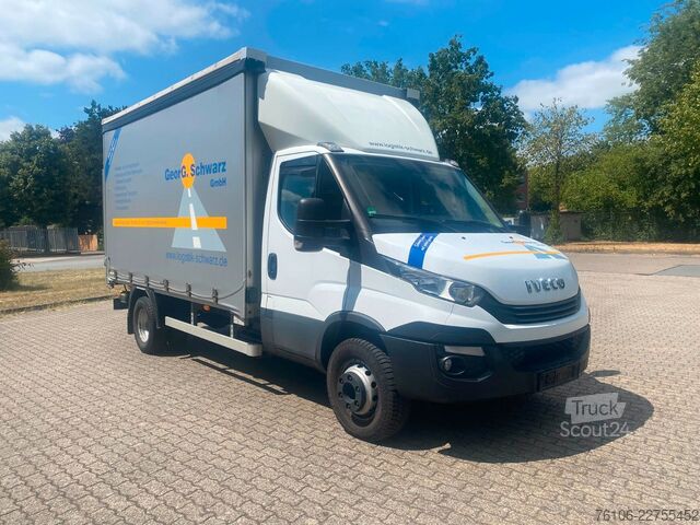 Furgão cortina de lona IVECO Daily 72C18 Hi-Matic Schiebe Plane +LBW