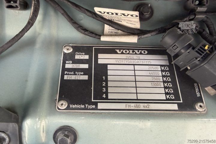 Trattore stradale standard Volvo FH-460 4x2T Retarder / Swiss-Vehicle