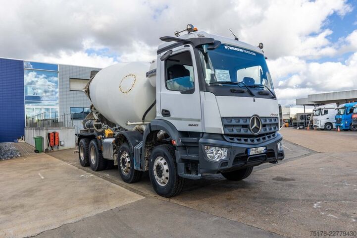 Blandare Mercedes-Benz AROCS 3240 BB + HARDOX 9m3