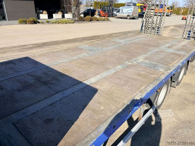 Low loader  ELBO PCS PRZYCZEPA TANDEMOWA Z NAJAZDAMI