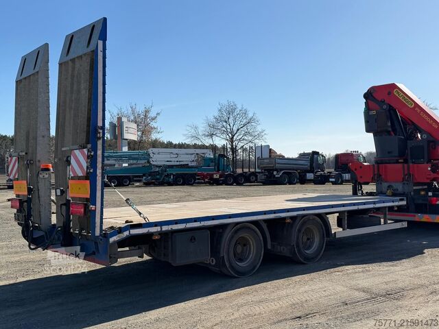 Low loader  ELBO PCS PRZYCZEPA TANDEMOWA Z NAJAZDAMI