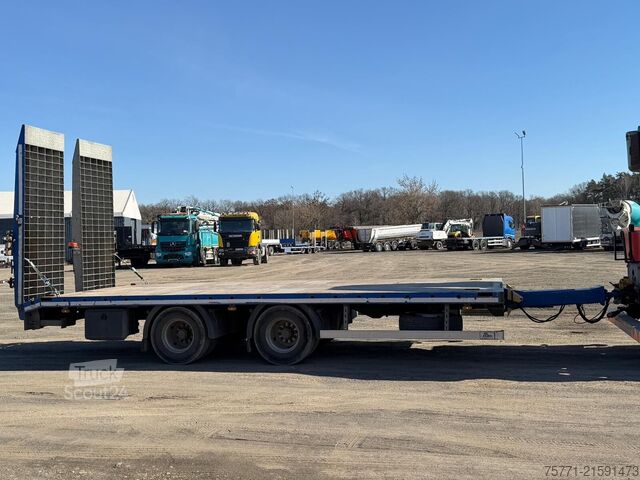 Low loader  ELBO PCS PRZYCZEPA TANDEMOWA Z NAJAZDAMI
