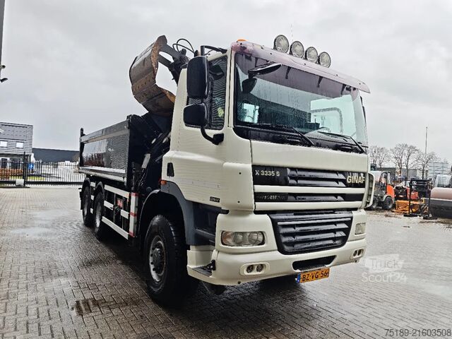 3-странен самосвал Ginaf X 3335 410 6x6 HMF 1643Z2 3 Seitenkipper Bordma...