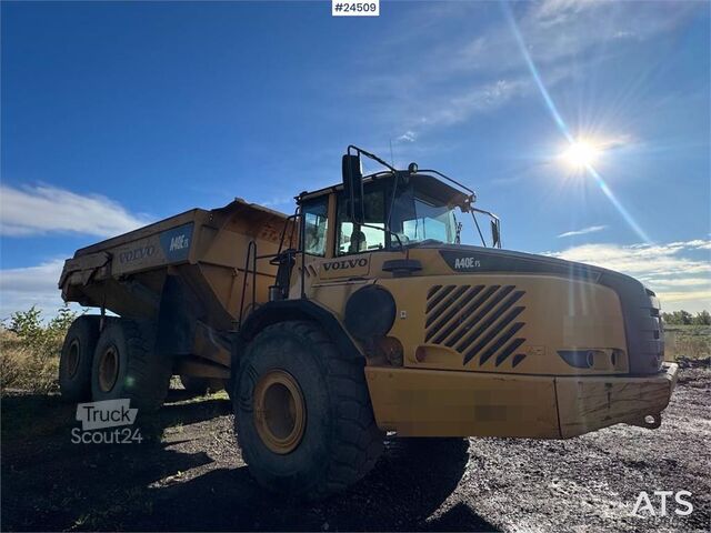 Damperli kamyon Volvo A40 Articulated Dumper – Black Plate