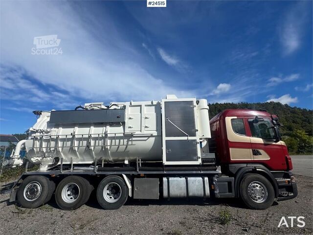 Emme aracı Scania R480 8x4 Vacuum & Jetting Truck