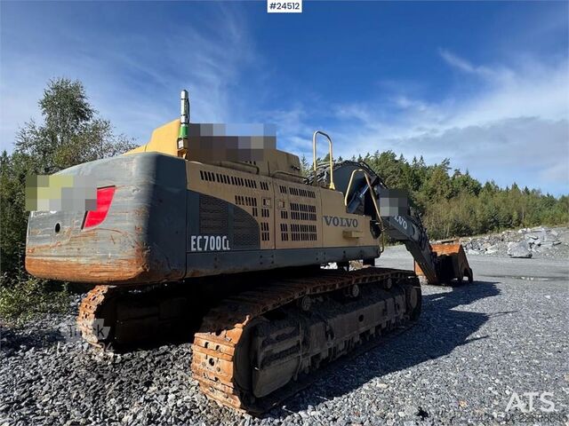 Paletli ekskavatör Volvo EC700C Tracked Excavator – Digging Bucket and Soos