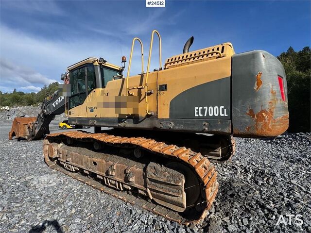 Paletli ekskavatör Volvo EC700C Tracked Excavator – Digging Bucket and Soos