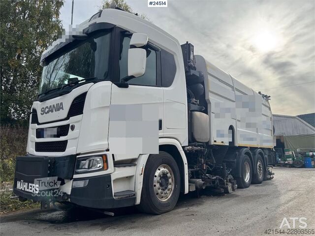Yol süpürme aracı Scania R500 6x2 Suction Sweeper – Valair Body