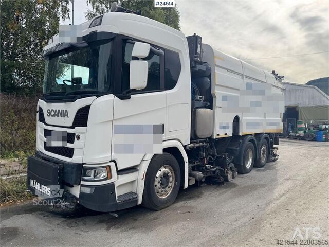 Yol süpürme aracı Scania R500 6x2 Suction Sweeper – Valair Body