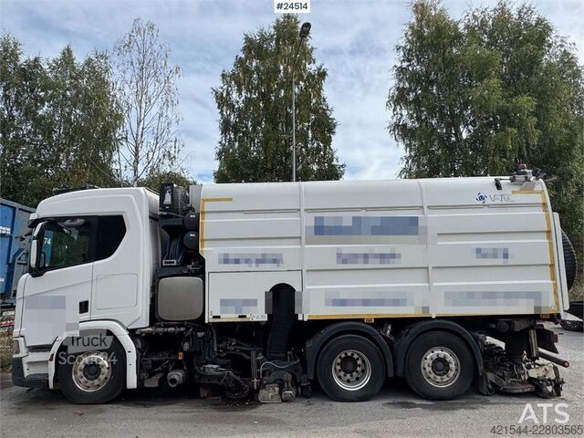 Yol süpürme aracı Scania R500 6x2 Suction Sweeper – Valair Body