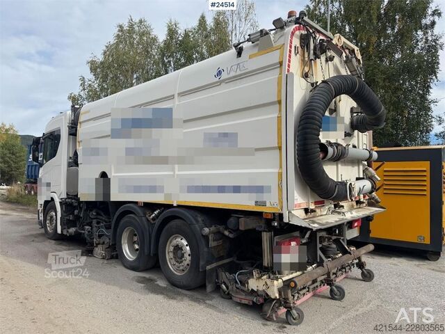 Yol süpürme aracı Scania R500 6x2 Suction Sweeper – Valair Body