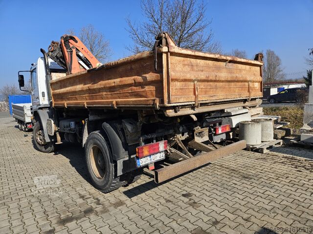 Sklápěcí vůz Mercedes-Benz 1828 BB Meiller Kipper Kran PK 9501