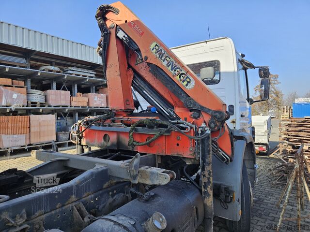 Sklápěcí vůz Mercedes-Benz 1828 BB Meiller Kipper Kran PK 9501