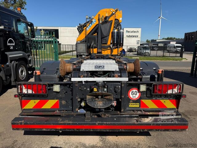Containertransport (haakarmsysteem) MAN TGS 35.360 8x4 HOOKLIFT + CRANE EFFER 305 6S + ...