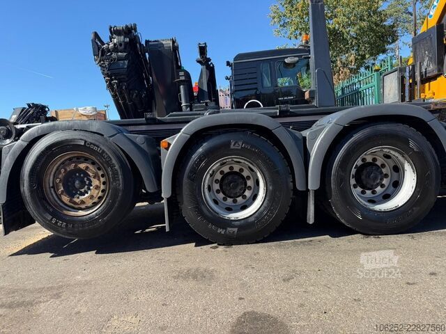 Containertransport (haakarmsysteem) MAN TGS 35.360 8x4 HOOKLIFT + CRANE EFFER 305 6S + ...