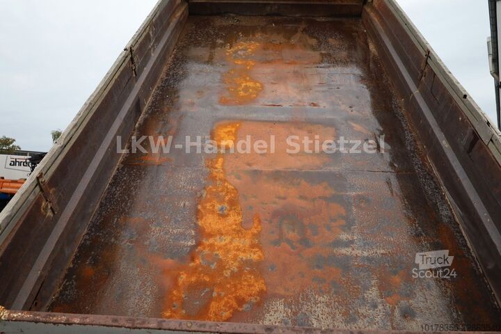 Camion-benne tricar MAN 15.264 K L82, Meiller 3-S.-Kipper, ABS, AHK.