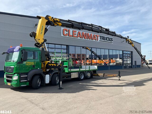 Camião-grua Man TGS 35.360 8x2 Palfinger 100 Tonmeter laadkraan...