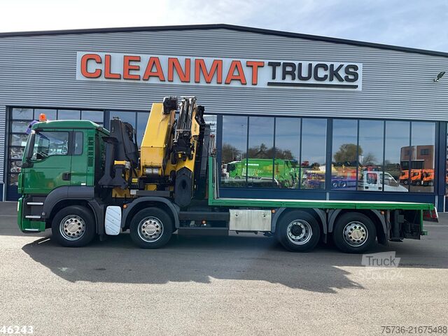 Camião-grua Man TGS 35.360 8x2 Palfinger 100 Tonmeter laadkraan...