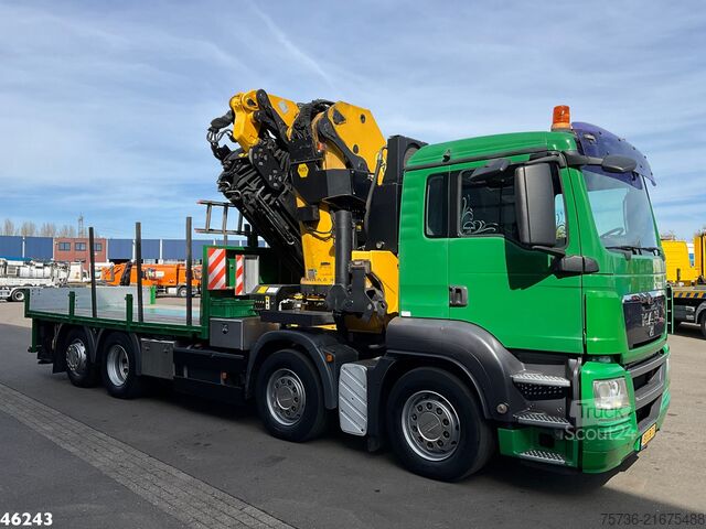 Camion-grue Man TGS 35.360 8x2 Palfinger 100 Tonmeter laadkraan...