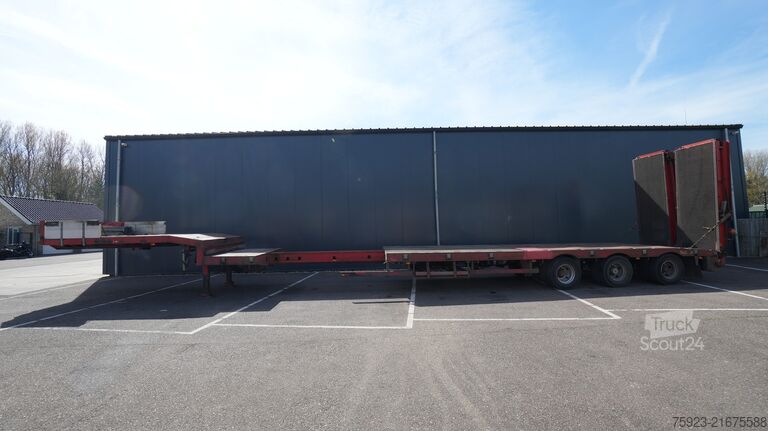 Polovični polnilnik z nizkim nakladanjem Nooteboom 3 axle semi low loader extendable