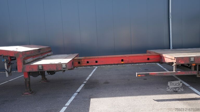 Polovični polnilnik z nizkim nakladanjem Nooteboom 3 axle semi low loader extendable