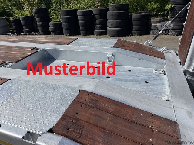 Tieflader Anhänger Möslein T2 Plato 8,20  2 Achs Tieflader mit gerader Ladefläche 8,20 m, Neufahrzeug