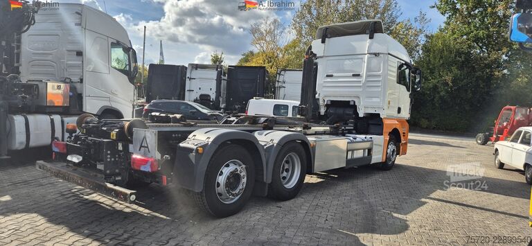 Kipper LKW MAN TGX 26.430 Meiller Haken RK 20.71 Original Kilometer Euro 6d 6x2