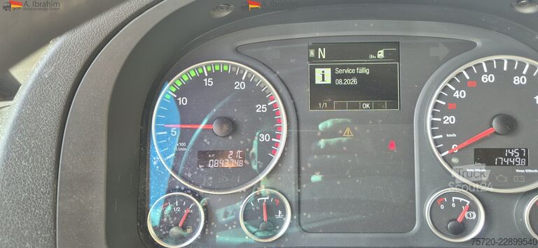 Kipper LKW MAN TGX 26.430 Meiller Haken RK 20.71 Original Kilometer Euro 6d 6x2