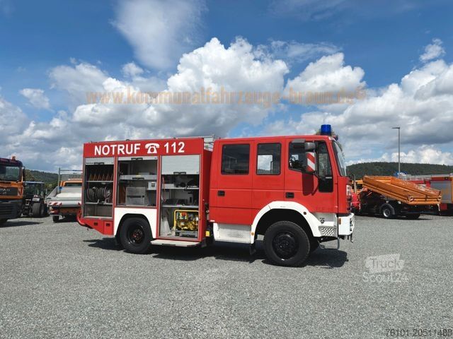Vacuum tank truck IVECO FF 135E22 Feuerwehr 4x4 TLF 16/25*1-Hand*9 Tkm.