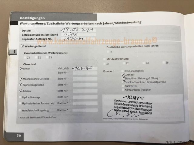 Other UNIMOG U300*3.S Kipper*LOF*7,5to*Funk Seilwinde*103 Tkm