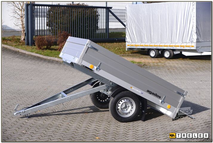 Araba römorku Agados TITUS Hochlader ungebremst kippbar 750