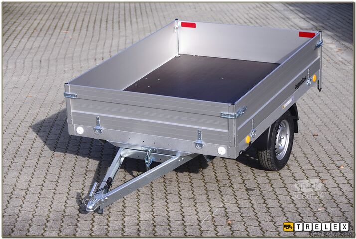 Araba römorku Agados TITUS Hochlader ungebremst kippbar 750