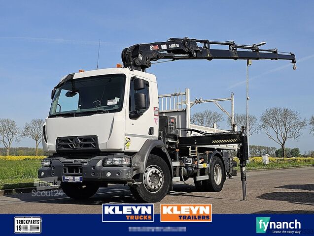 Volquete con grúa RENAULT D 240 HIAB 158ES4,16 ton