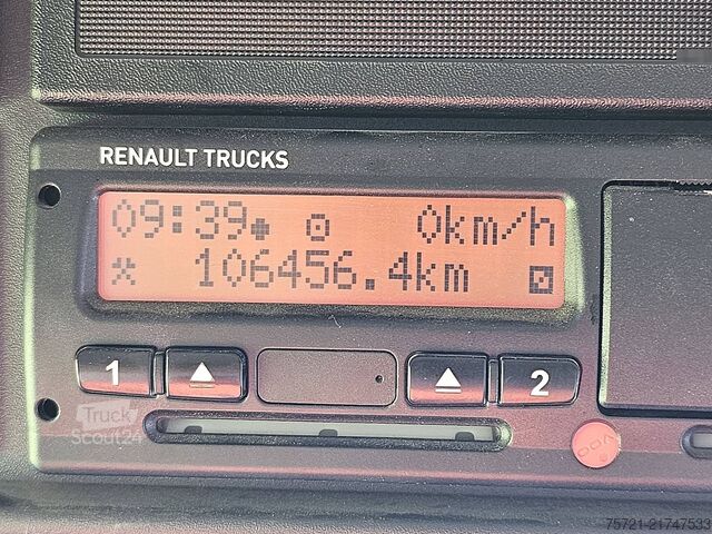 Volquete con grúa RENAULT D 240 HIAB 158ES4,16 ton