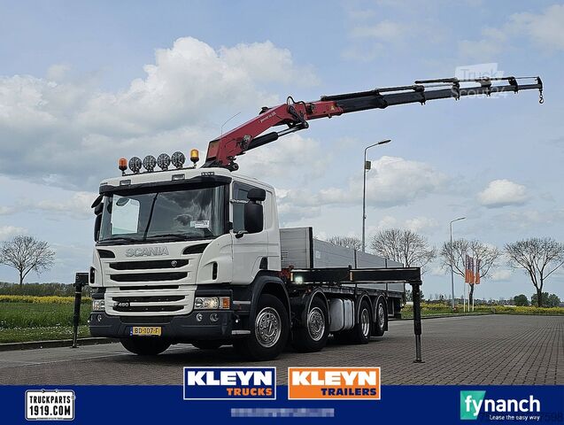 Lasteplattform SCANIA P450 8X2*6 HMF 2620-K6