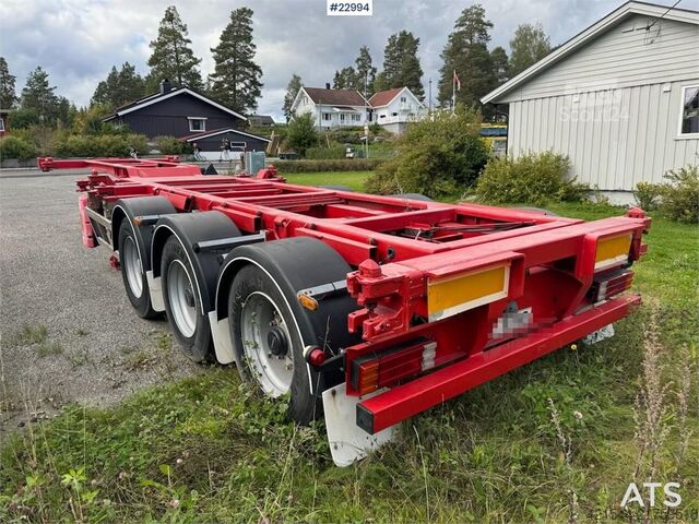 Konteinerių vežimas Fruehauf container semi-trailer