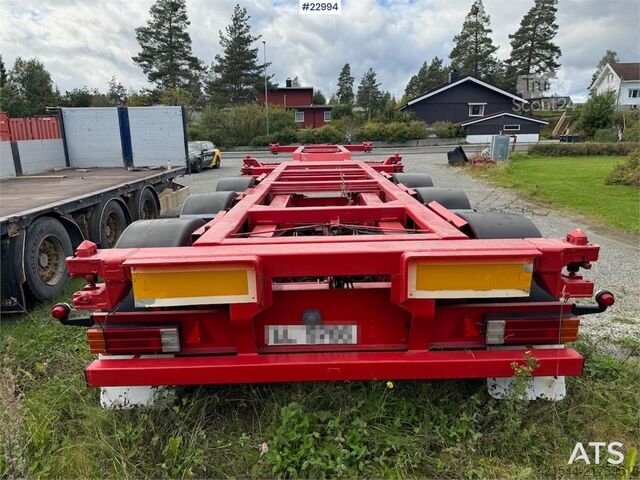 Konteinerių vežimas Fruehauf container semi-trailer