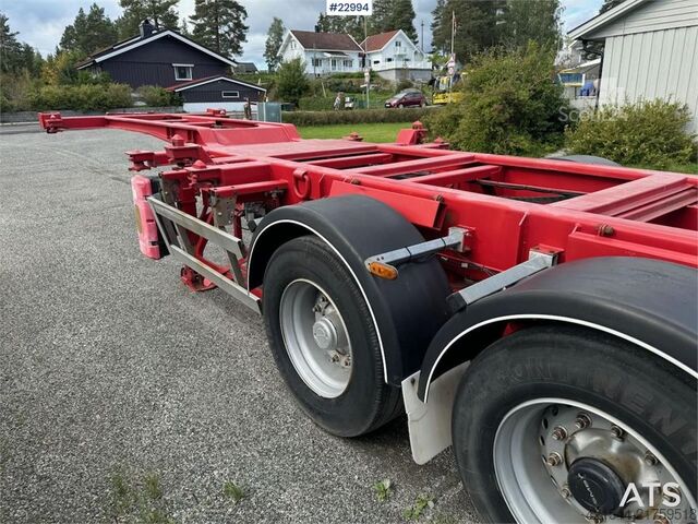 Konteinerių vežimas Fruehauf container semi-trailer